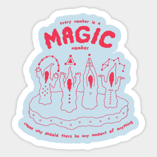 Magic Number Sticker